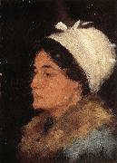 Nicolae Grigorescu Painter's Wife oil painting
